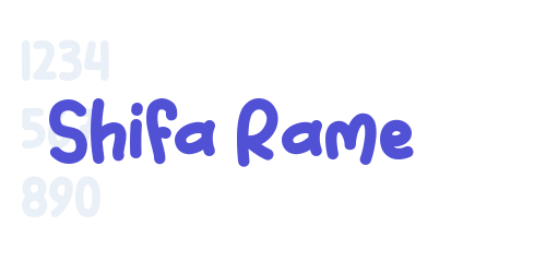 Shifa Rame-font-download