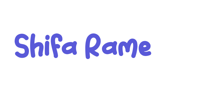 Shifa Rame Font