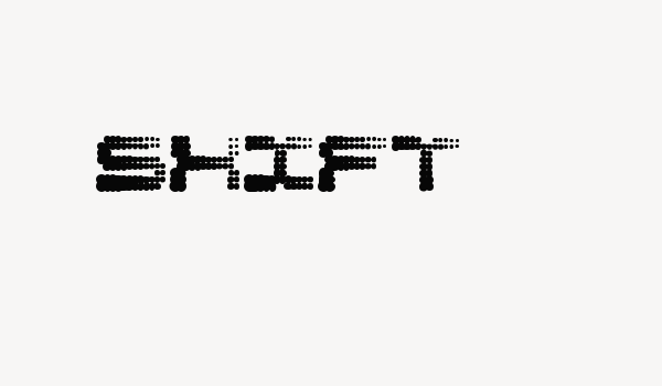 Shift Font