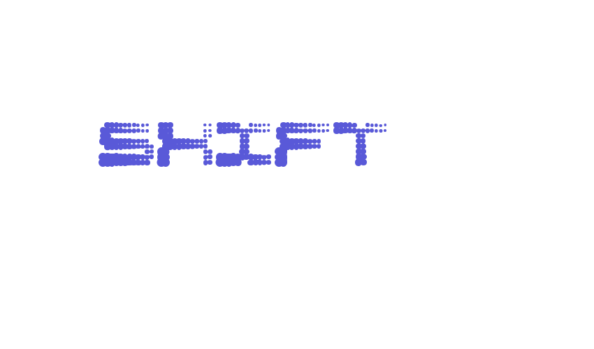 Shift Font