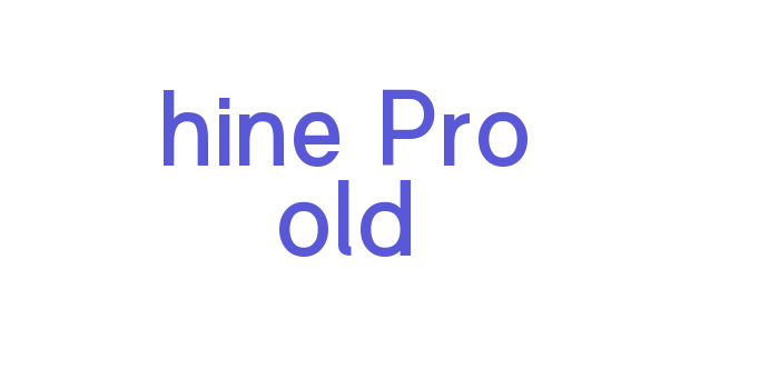 Shine Pro Bold Font Download