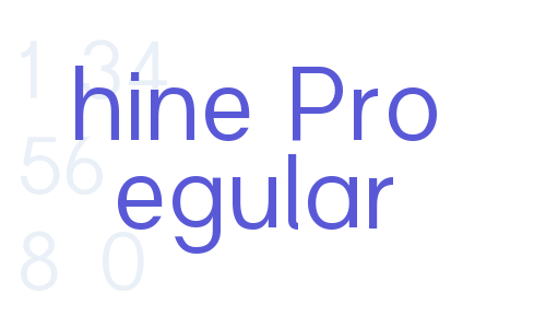 Shine Pro Regular Font Download