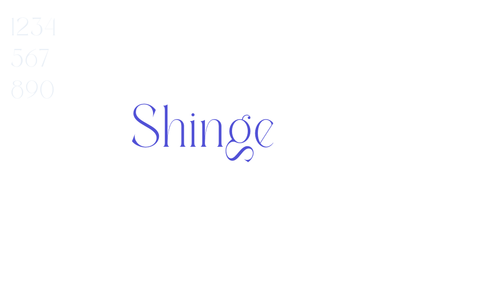 Shinge-font-download