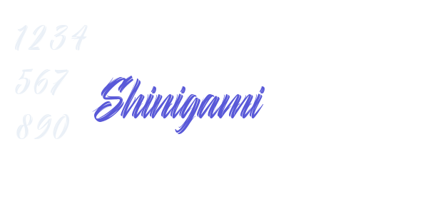 Shinigami font