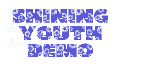 Shining Youth DEMO font free