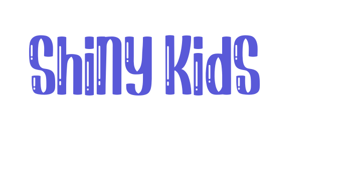 Shiny Kids Font Download