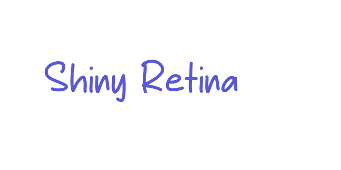 Shiny Retina Font Download