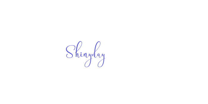 Shinyday Font Download