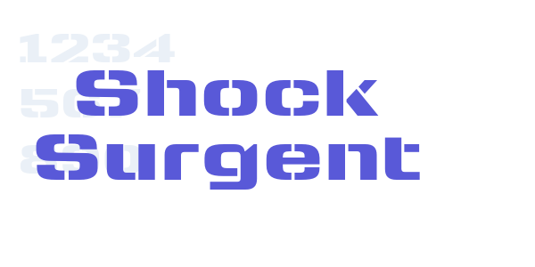 Shock Surgent font free