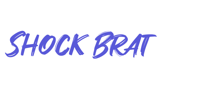 Shock Brat Font