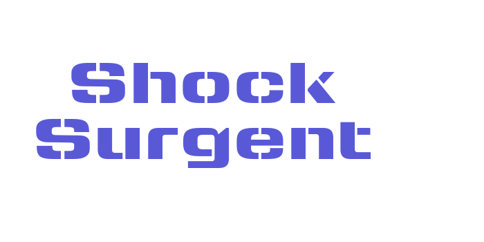 Shock Surgent Font Download