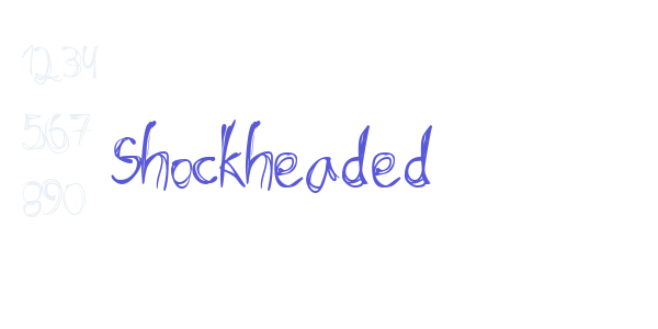 Shockheaded font free