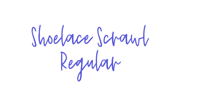 Shoelace Scrawl Regular Font Download