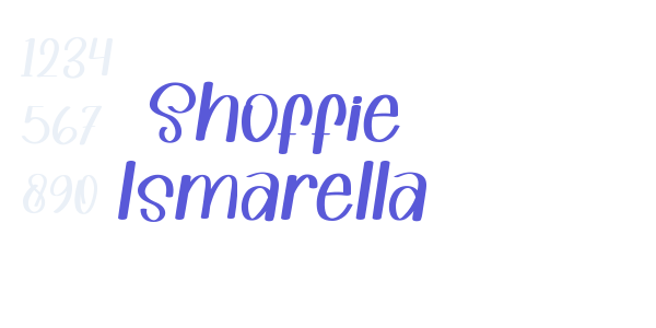 Shoffie Ismarella font free