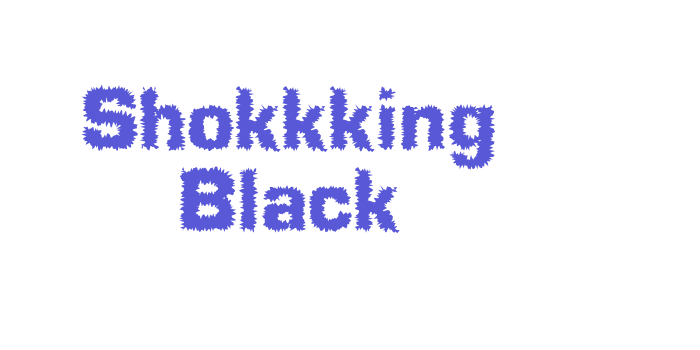 Shokkking Black Font Download