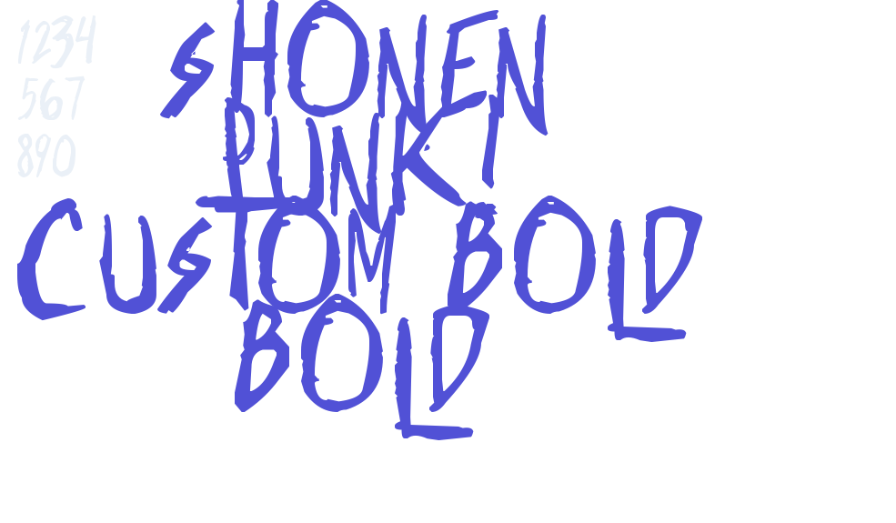 Shonen Punk! Custom Bold Bold-font-download