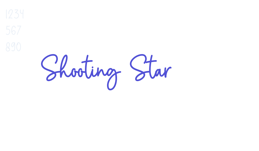 Shooting Star-font-download