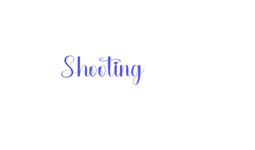 Shooting Font