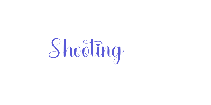 Shooting Font Download