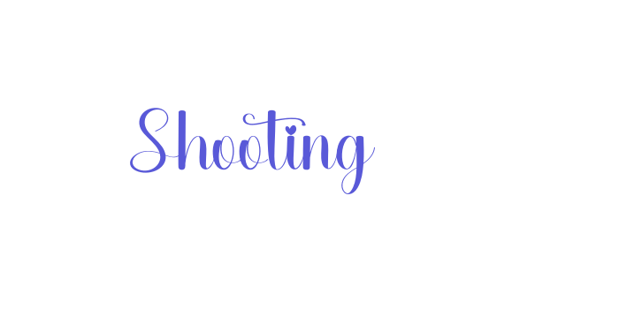 Shooting Font