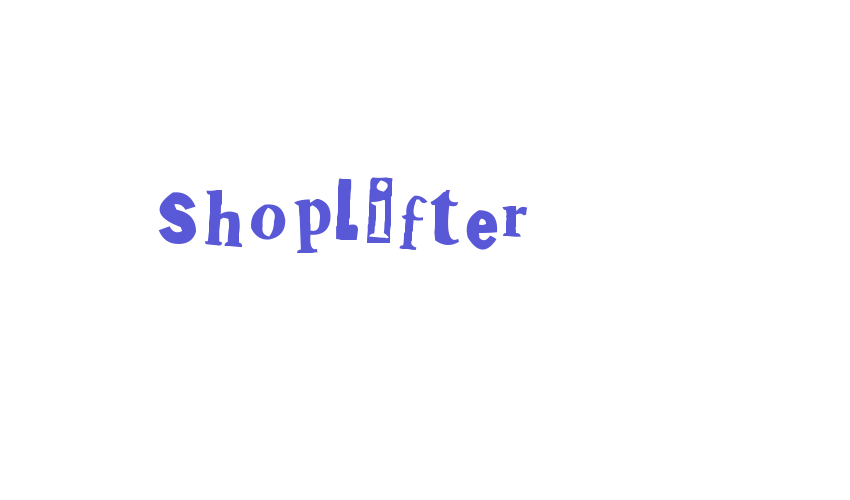 Shoplifter Font Download