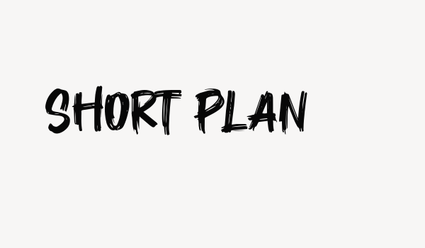 Short Plan Font