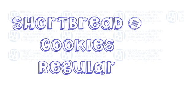 Shortbread _ Cookies Regular font