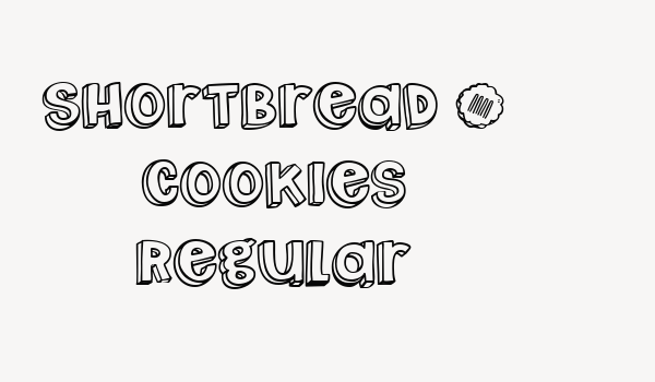 Shortbread _ Cookies Regular Font