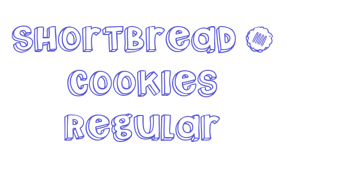 Shortbread _ Cookies Regular Font