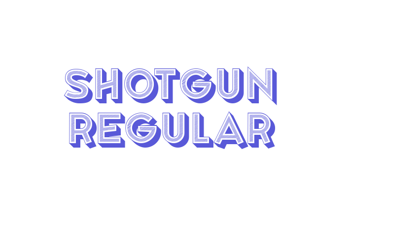 Shotgun Regular Font Download