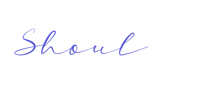 Shoul Font Download