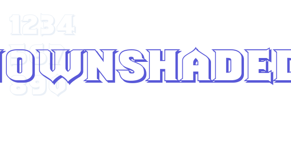 ShouldveKnownShaded-Regular font