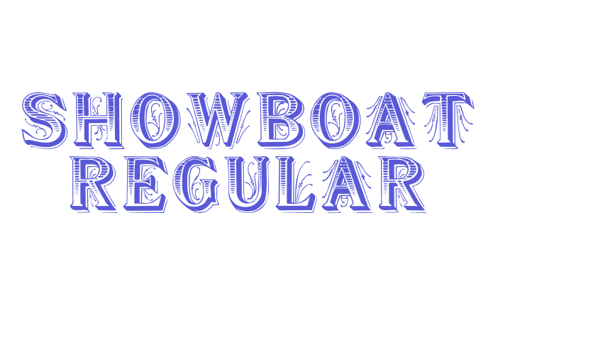 Showboat Regular Font