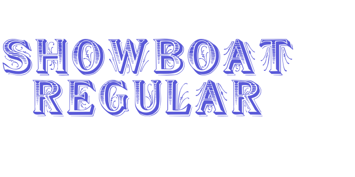 Showboat Regular Font Download