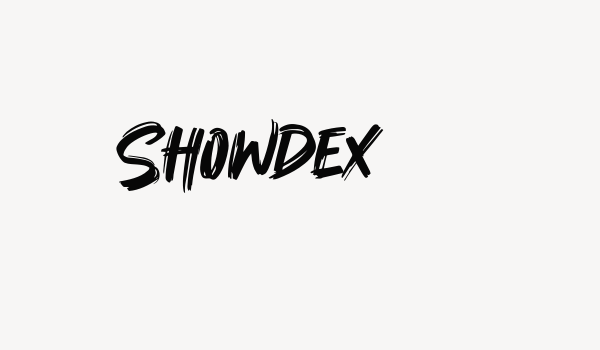 Showdex Font