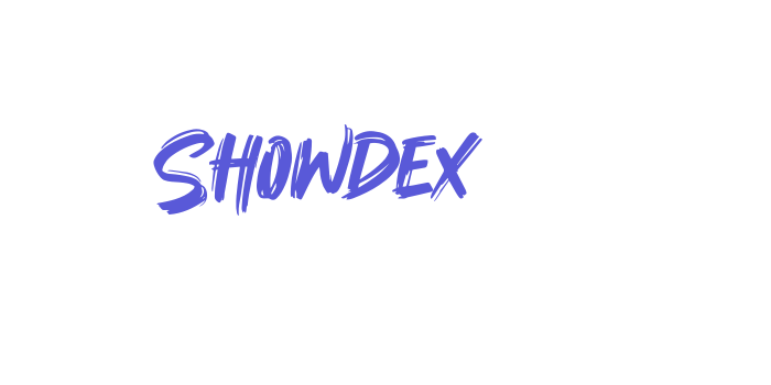 Showdex Font Download