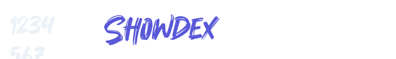 Showdex font download