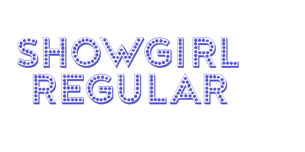 Showgirl Regular font free