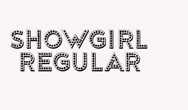 Showgirl Regular Font