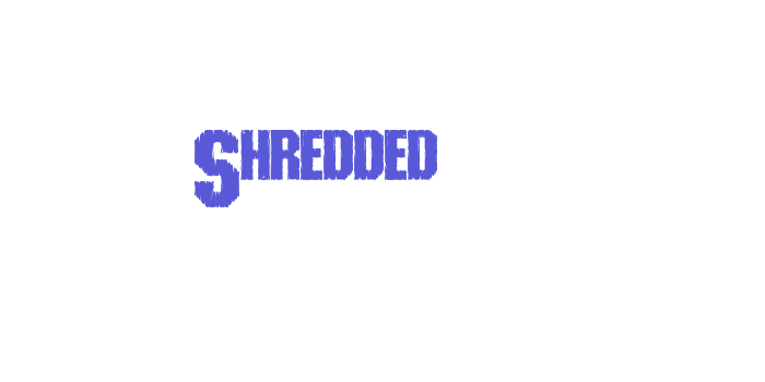 Shredded Font Download