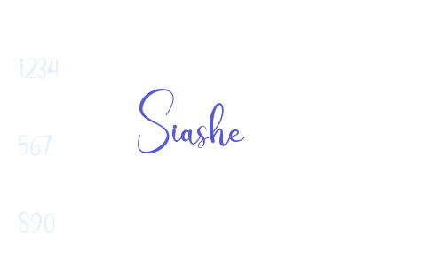 Siashe Font Download