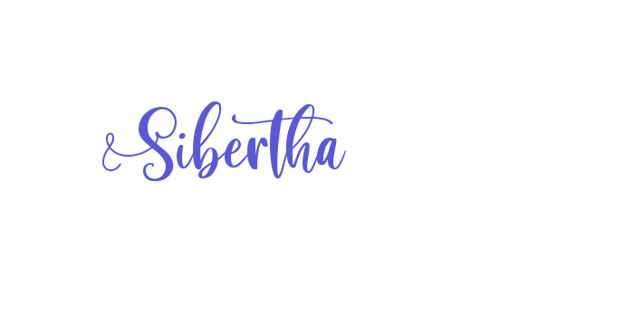 Sibertha Font