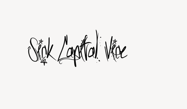 Sick Capital Vice Font