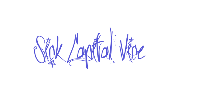 Sick Capital Vice Font Download