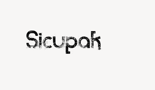 Sicupak Font