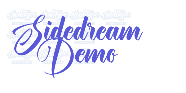 Sidedream Demo font free