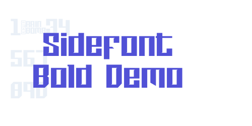 Sidefont Bold Demo-font-download