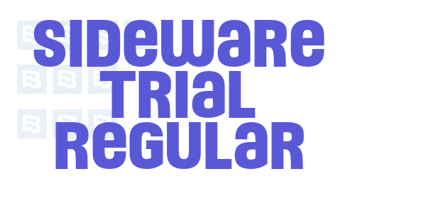 Sideware Trial Regular font free