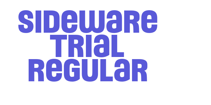 Sideware Trial Regular Font Download