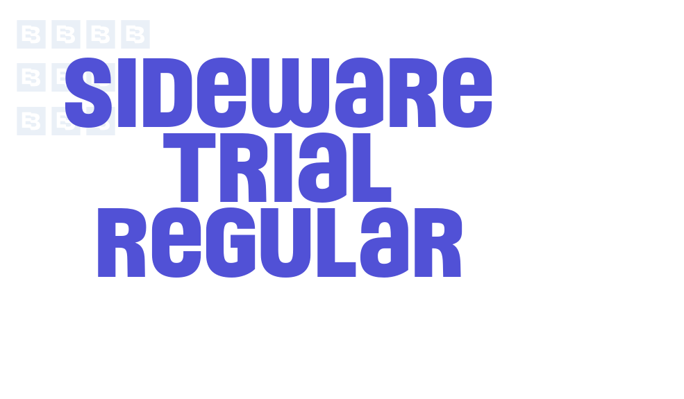 Sideware Trial Regular-font-download